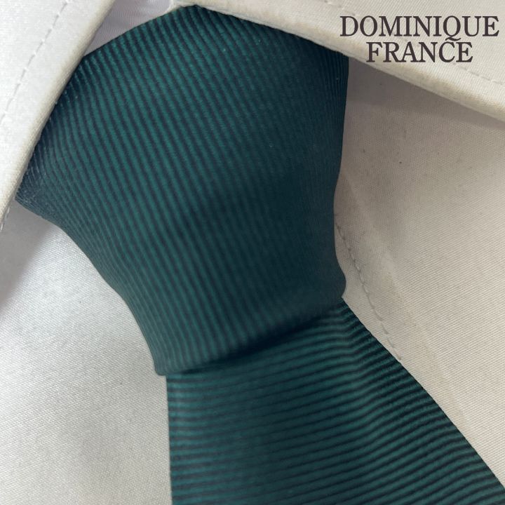 訳アリ》DOMINIQUE FRANCE (ドミニックフランス) シルクネクタイ