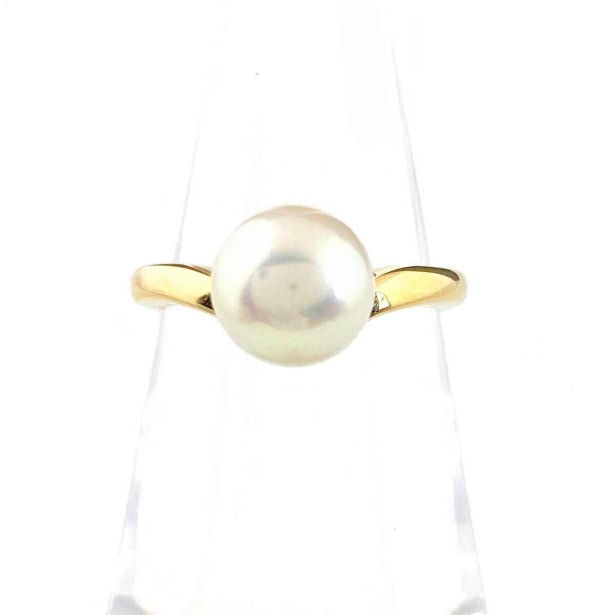 MIKIMOTO ミキモト パール 真珠 リング・指輪 K18ホワイトゴールド 