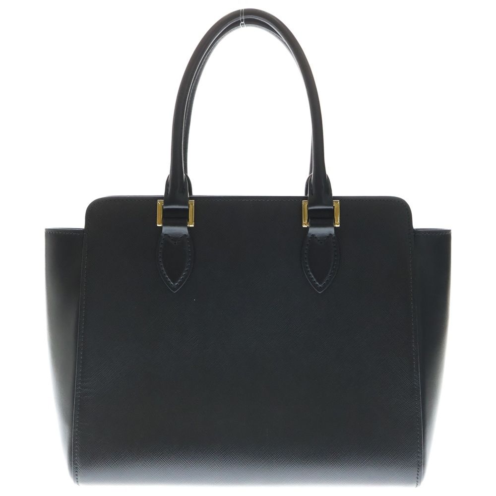 PRADA プラダ　ハンドバッグ　トートバッグ　サフィアーノ ゴールド金具　黒 関税負担なし☆PRADA プラダ サフィアーノレザー ハンドバッグ (PRADA