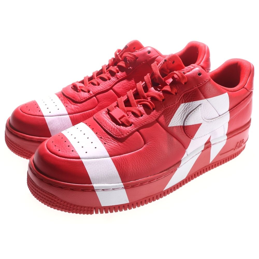 NIKE (ナイキ) WMS AF1 UPSTEP LX エアフォースワンアップステップ ローカットスニーカー レッド US11.5/28.5cm 898421-601