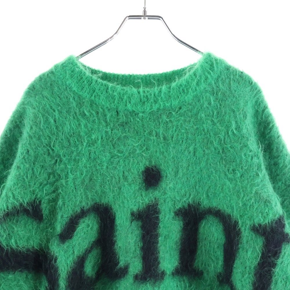 SAINT MICHAEL (セントマイケル) 23AW SAINT CREW NECK KNIT フロント