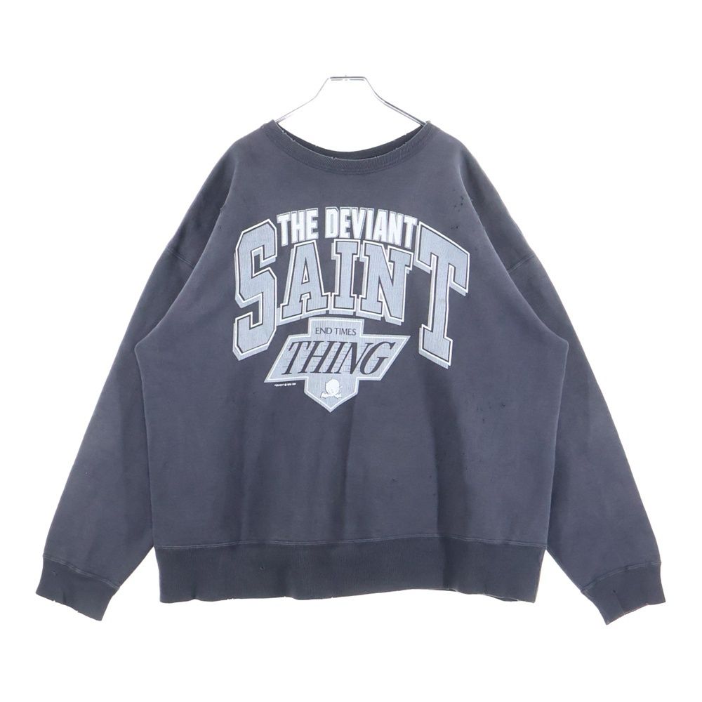 SAINT MICHAEL (セントマイケル) 25SS CRW-N SWEAT THE DEVIANT