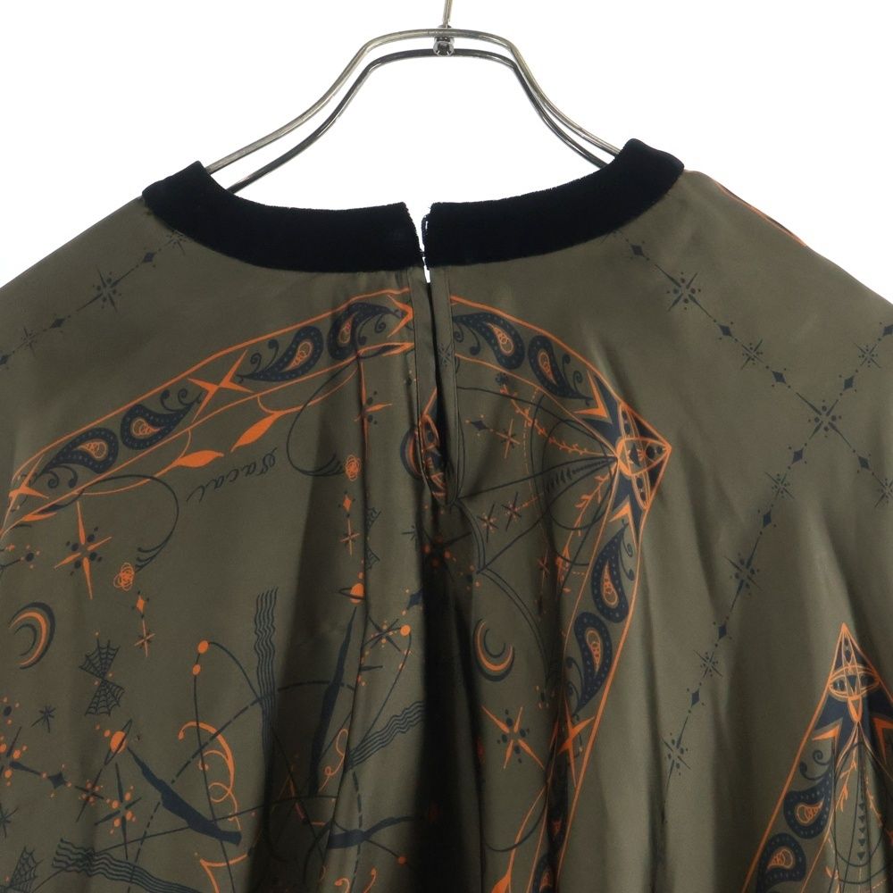 Sacai (サカイ) 20AW×Dr.Woo ドクターウー バンダナ柄 半袖ブラウス