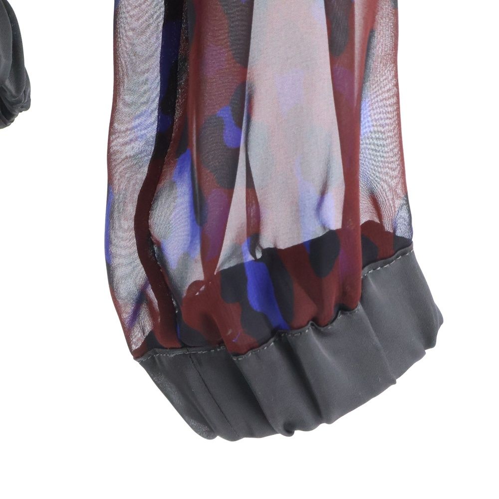 Sacai (サカイ) 19SS レオパード柄 ジップアップ シースルー ジップ