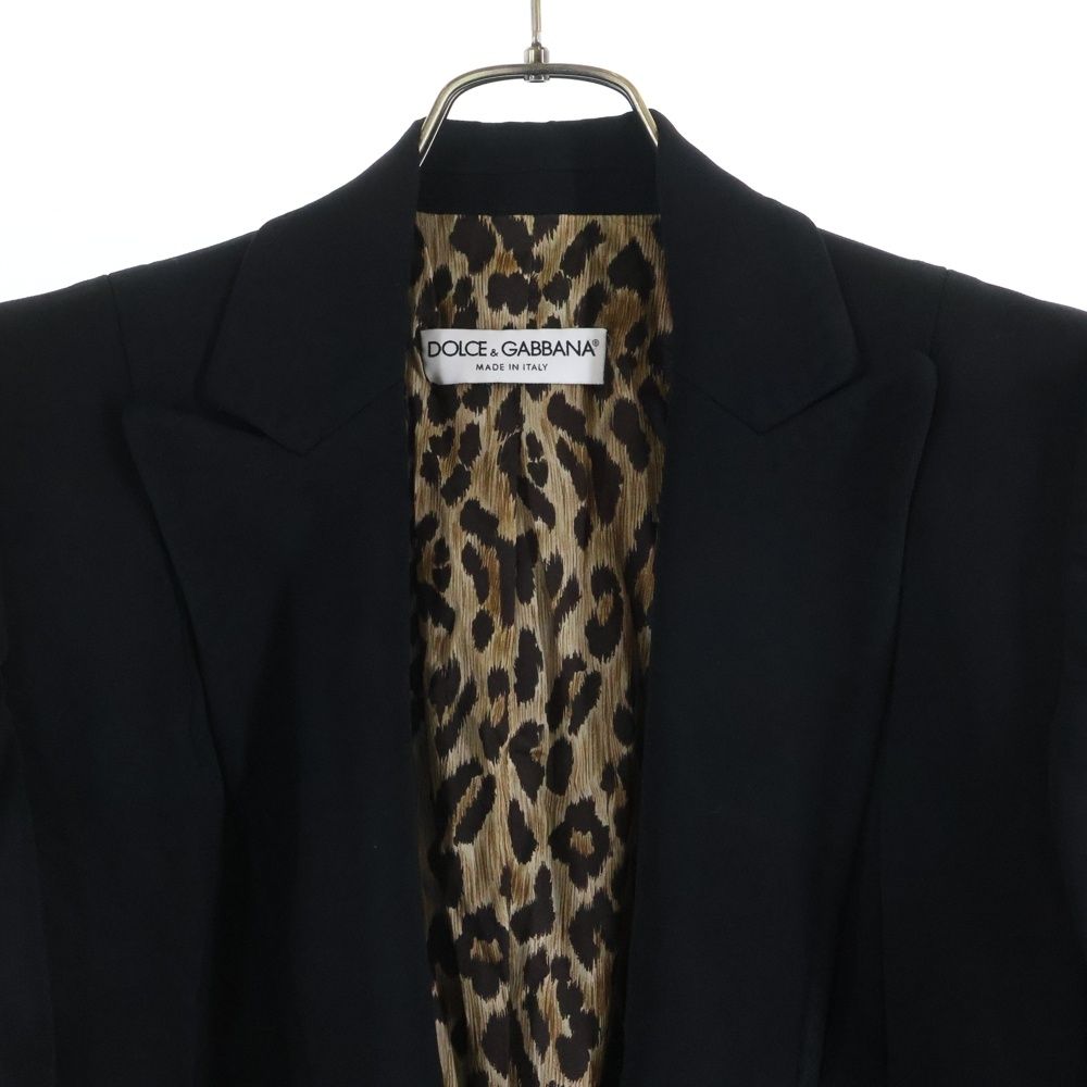 DOLCE&GABBANA♪レオパード柄ジャケット　イタリア製　ブラック　38 楽天市場】【中古】 DOLCE&GABBANA （ドルチェアンドガッバーナ