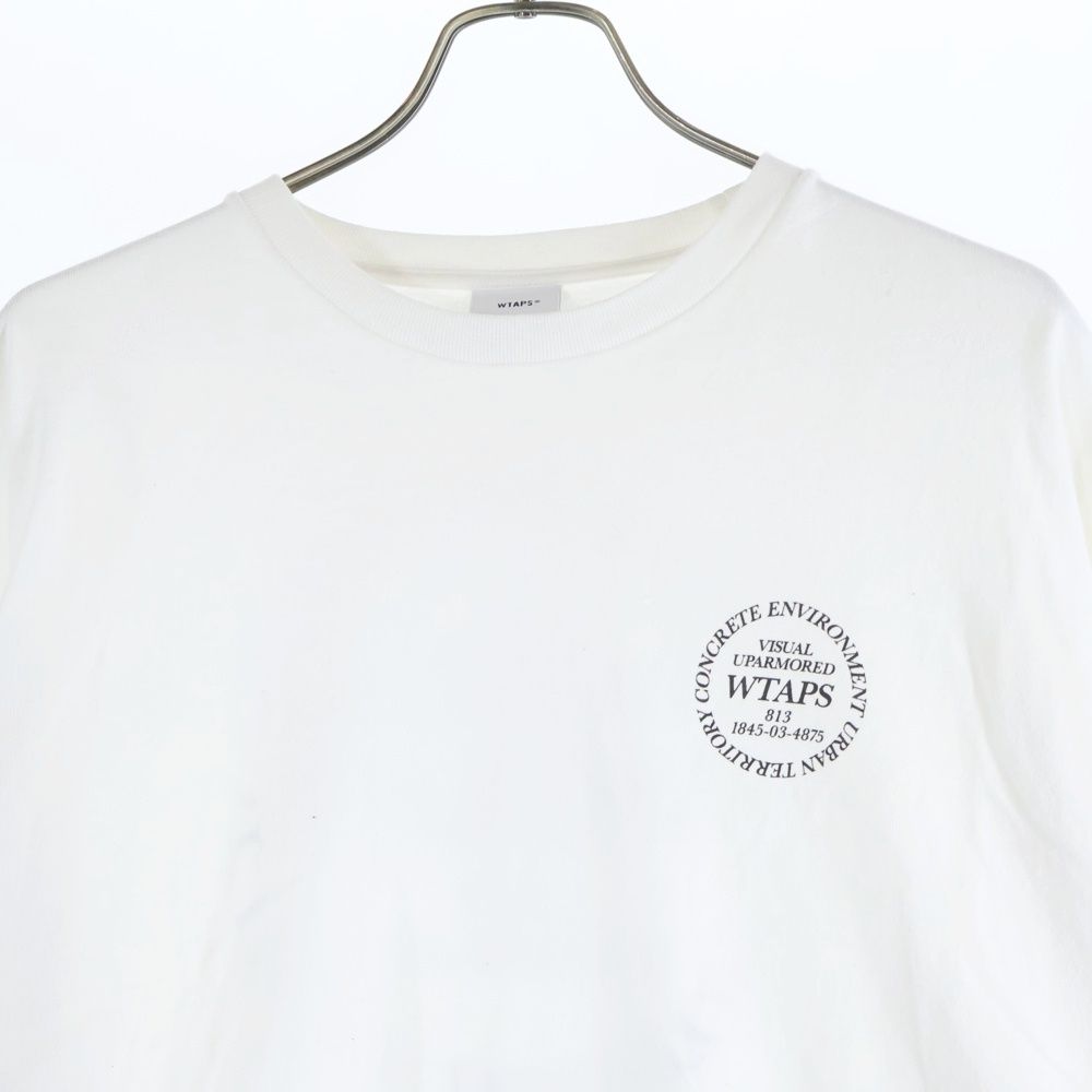 WTAPS (ダブルタップス) サークルロゴプリント クルーネック 長袖T