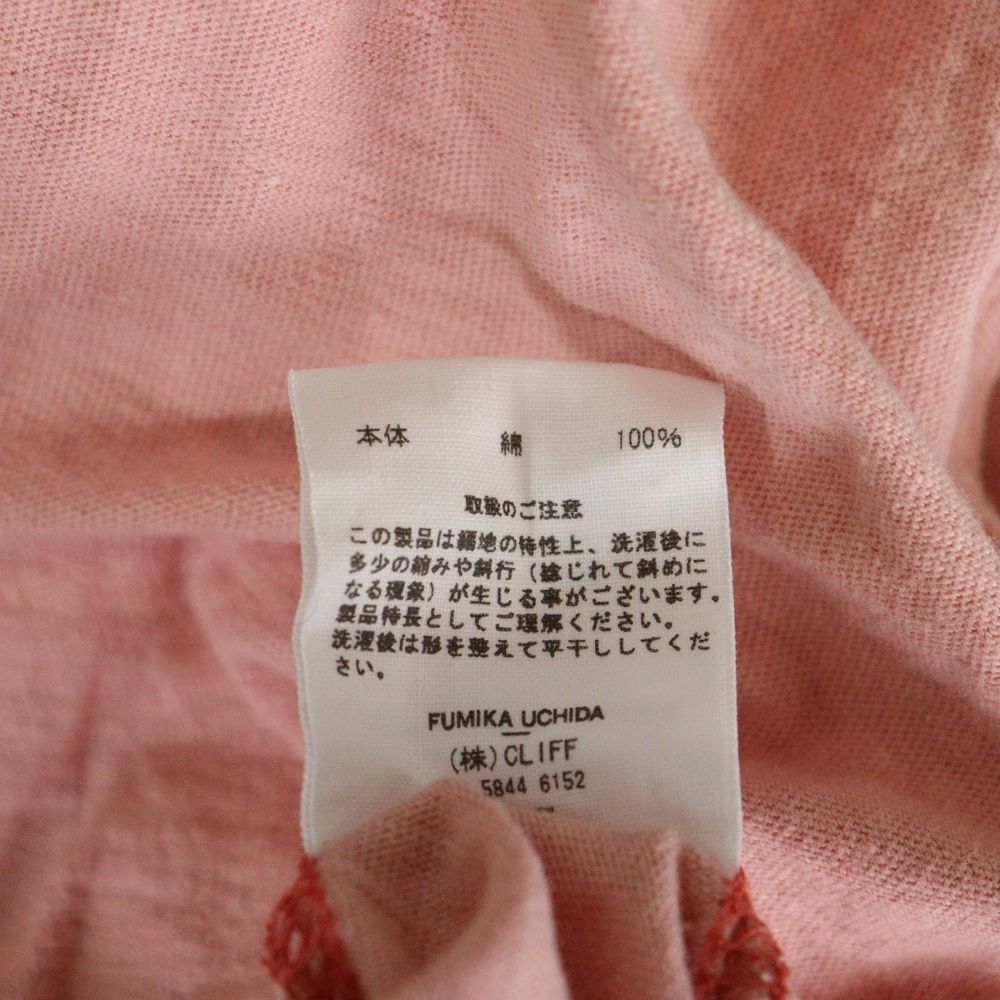 FUMIKA UCHIDA (フミカウチダ) コットン ワンピース クルーネック長袖T