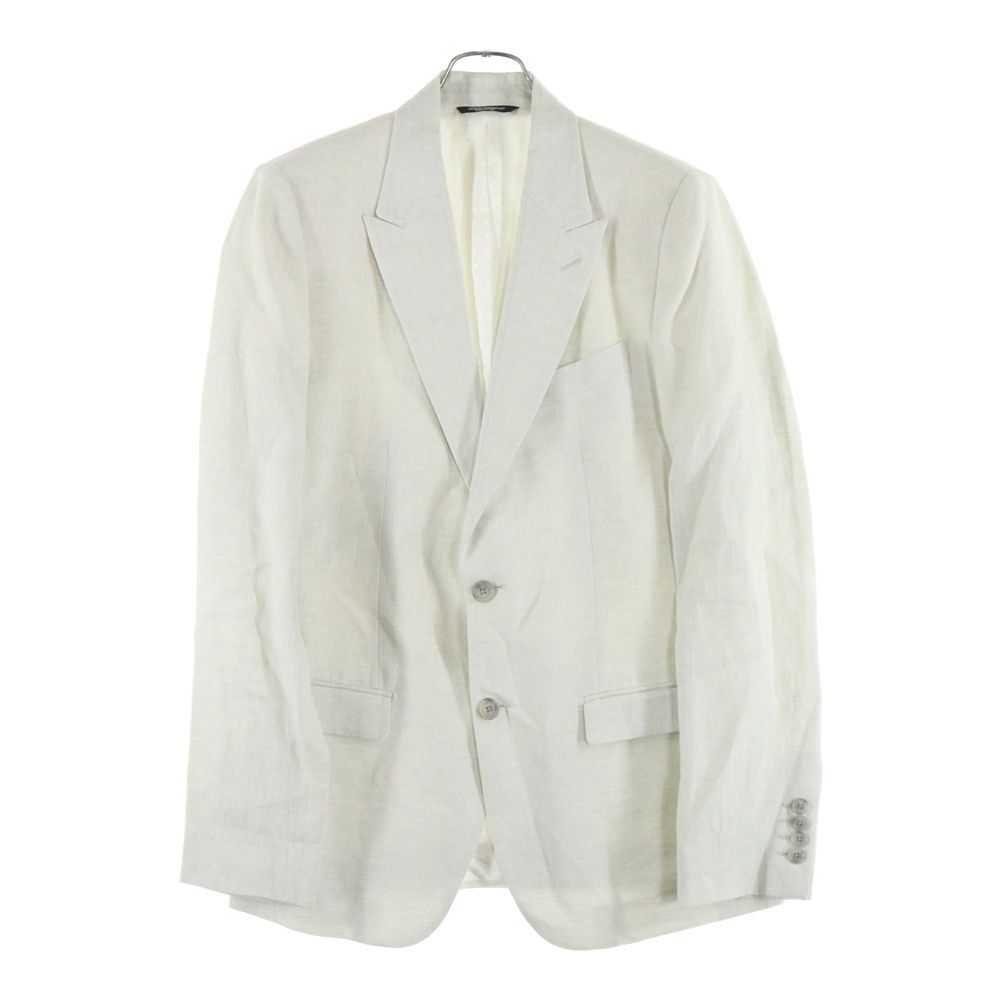 Dolce & Gabbana ホワイトジャケット DOLCE & GABBANA (ドルチェアンドガッバーナ) リネン テーラード