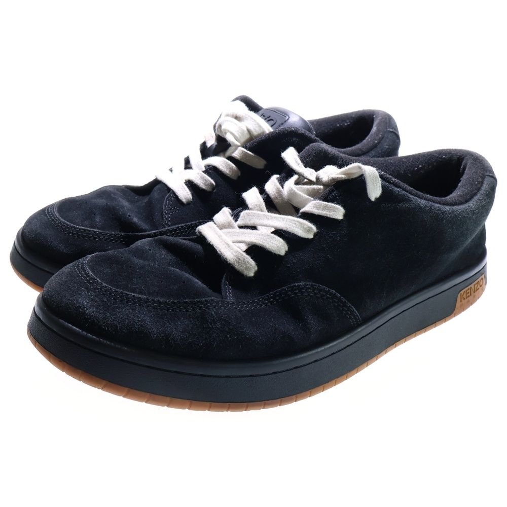 KENZO (ケンゾー) KENZO-Dome へアリー スエード スニーカー ブラック