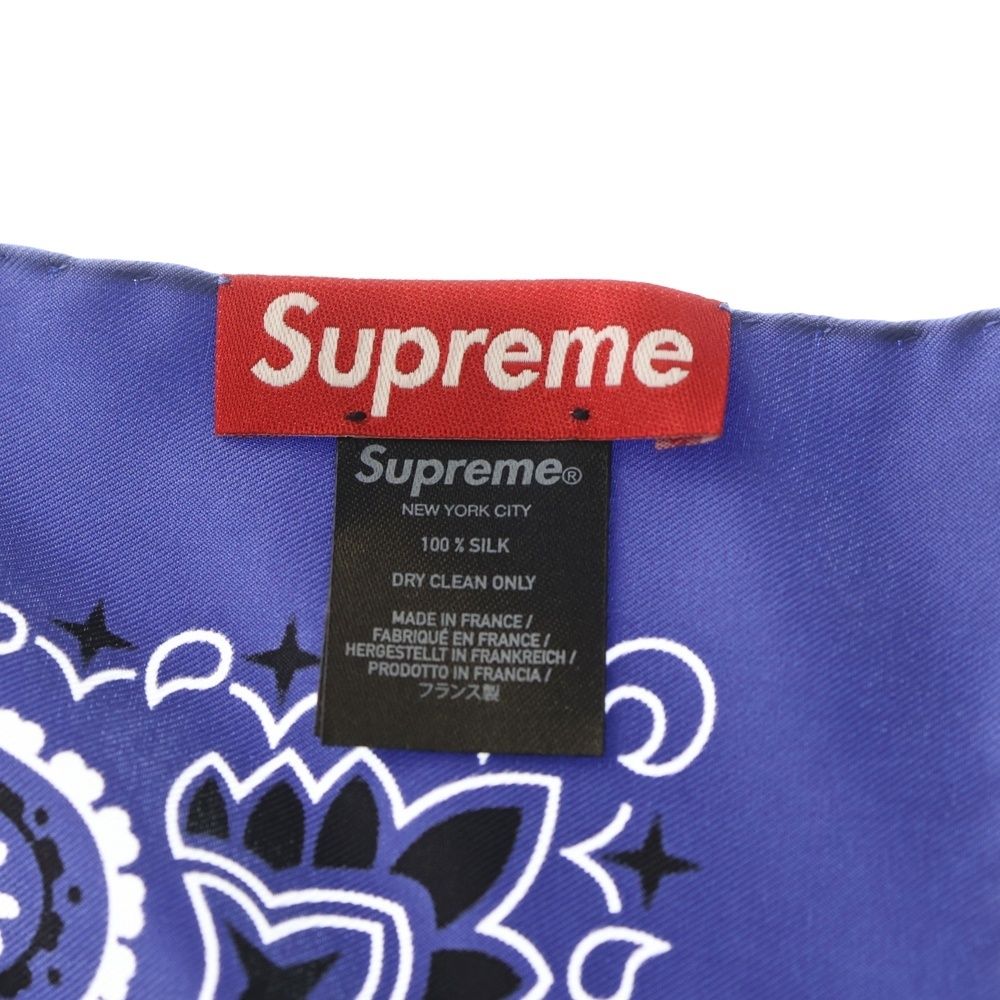 SUPREME (シュプリーム) 25SS Silk Bandana シルク ペイズリー柄