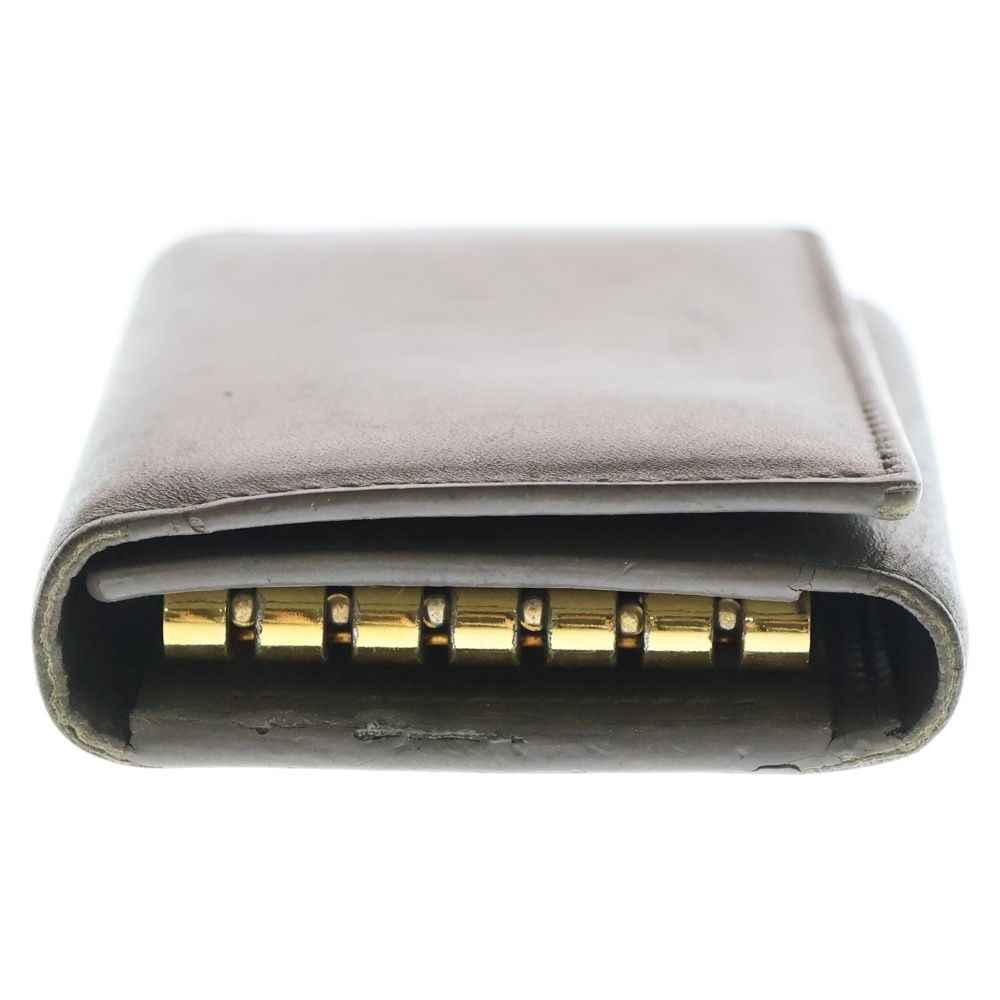 SAINT LAURENT PARIS (サンローランパリ) レザー キーケース グレー