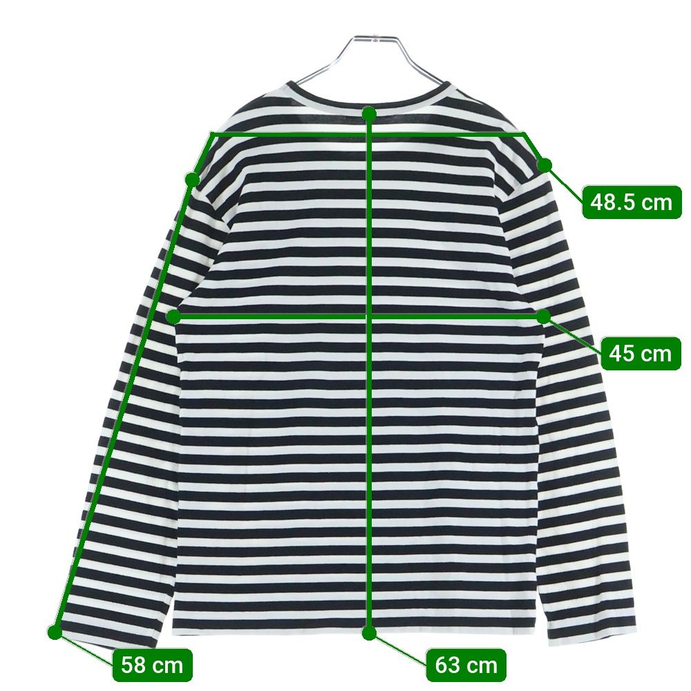 COMME des GARCONS (コムデギャルソン) ボーダー クルーネック 長袖T
