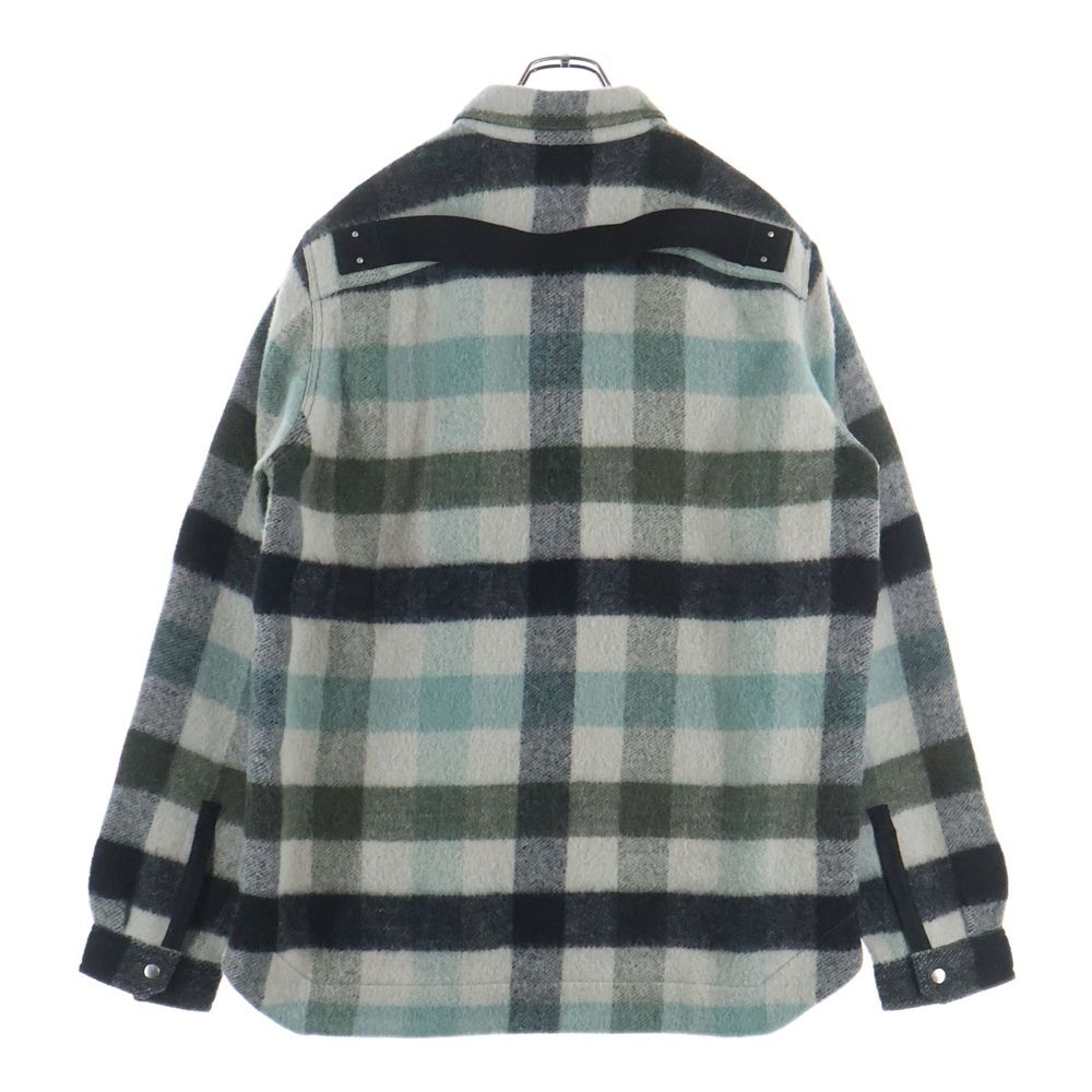 Rick Owens (リックオウエンス) 22AW アルパカ混 チェックシャツ
