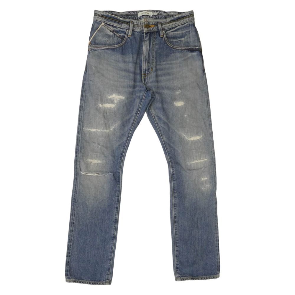 nonnative ノンネイティブ NN-P2404 DWELLER 5P JEANS 12.5oz SELVEDGE DENIM VW JULE リペア デニム パンツ インディゴブルー系