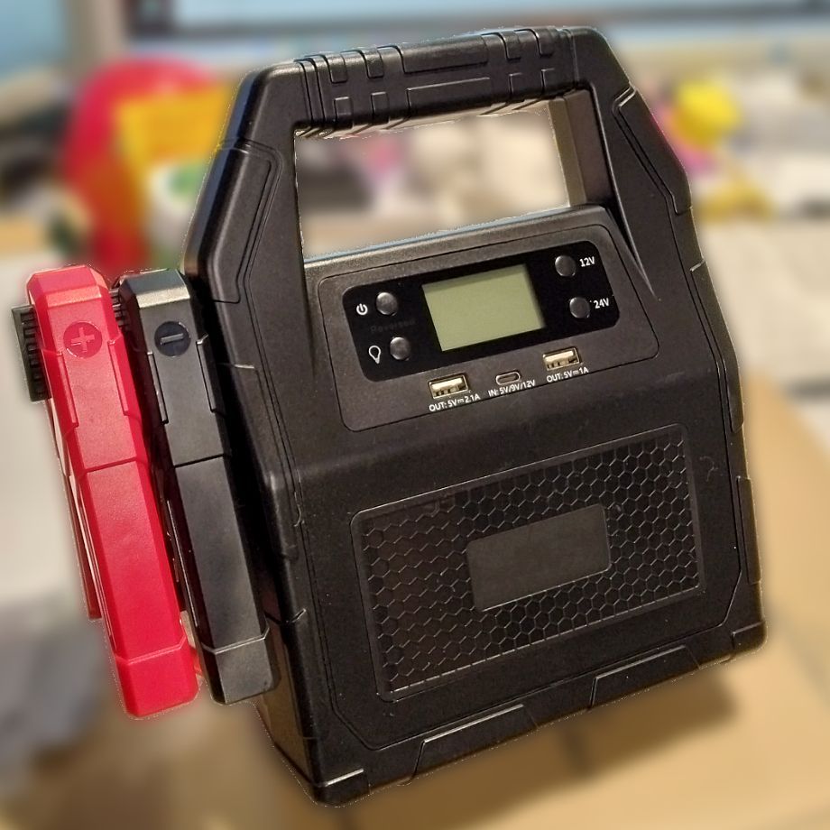 展示中古】ジャンプスターター 大容量 12V 24V兼用 42,000mAh 1500A 