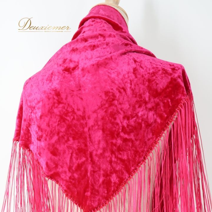 フラメンコ 衣装 シージョ ピキージョ ベロア フレコ フリンジ ダンス