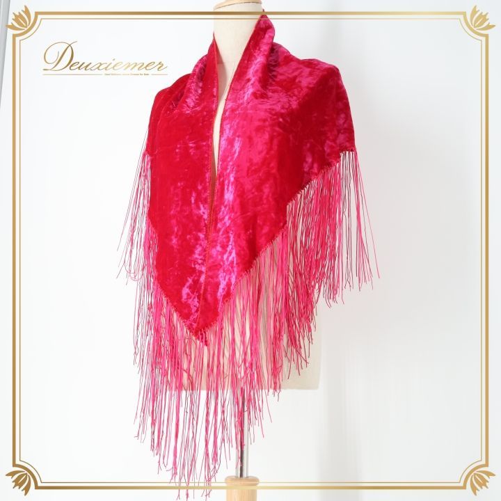 フラメンコ 衣装 シージョ ピキージョ ベロア フレコ フリンジ ダンス