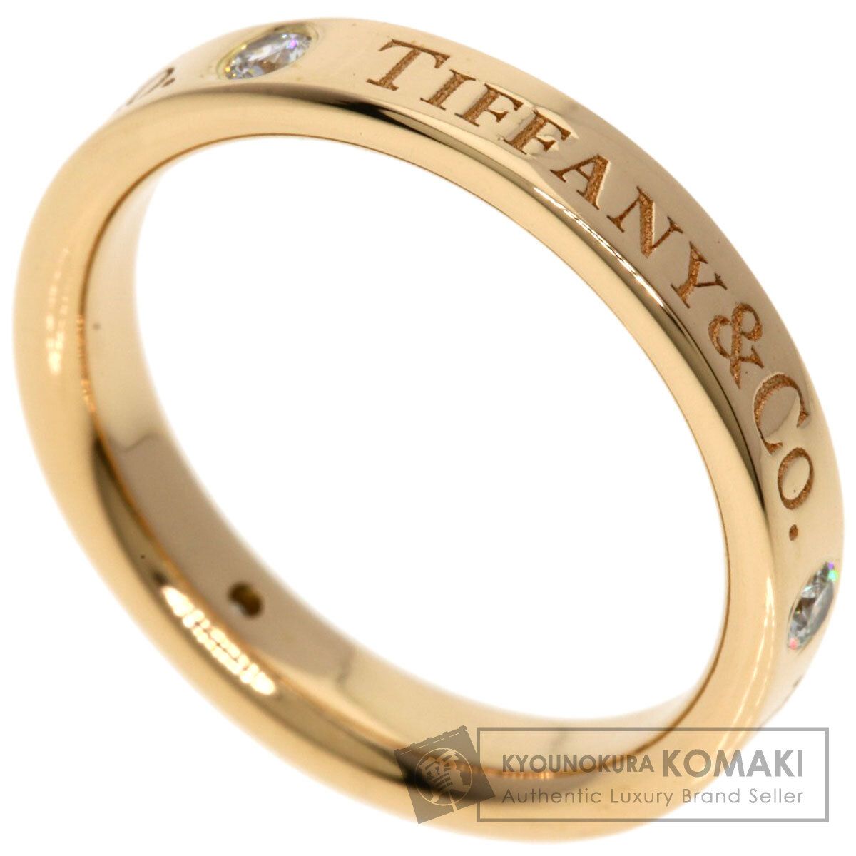 TIFFANY&Co. ティファニー フラットバンド 3P ダイヤモンド リング