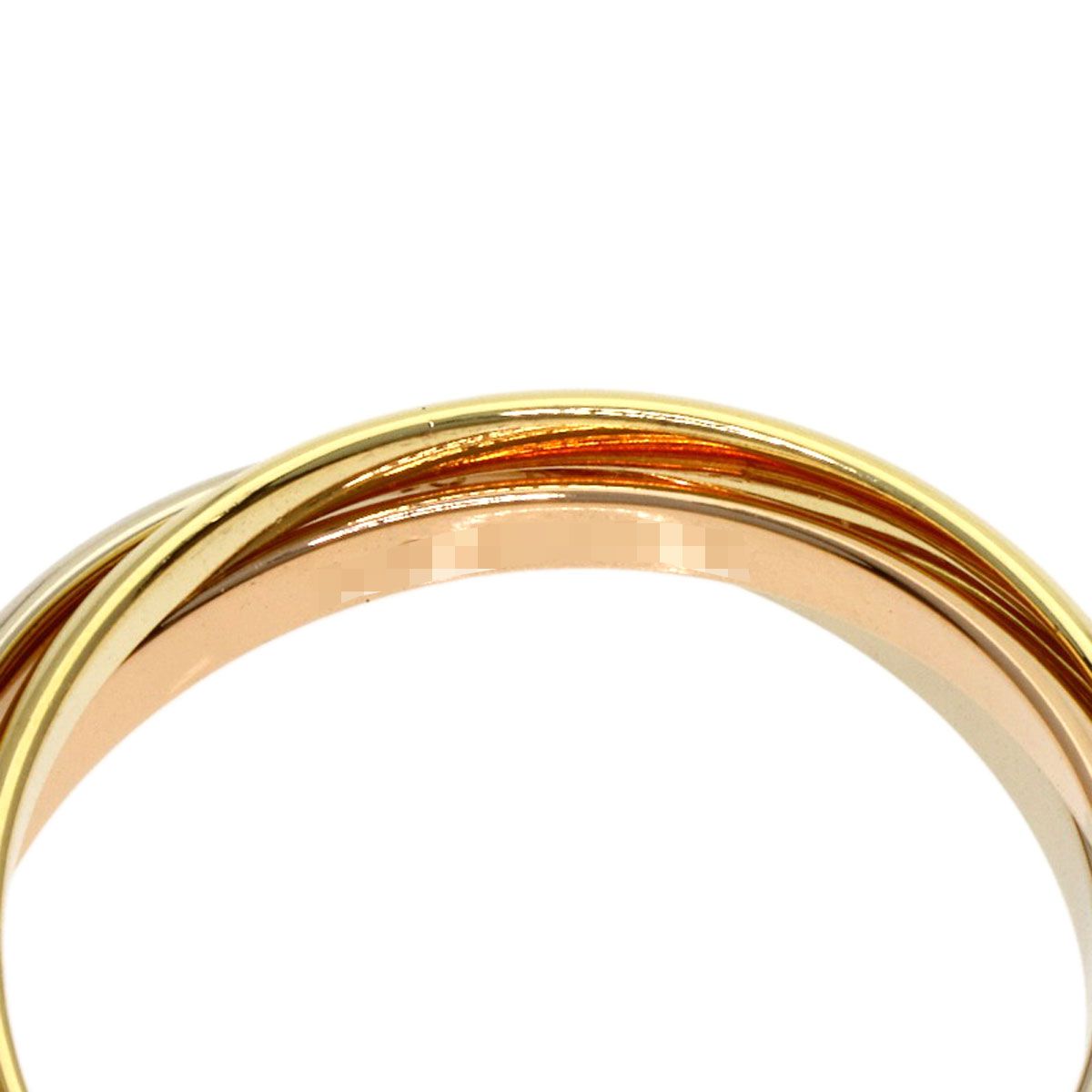 CARTIER カルティエ トリニティ XS #51 リング・指輪 K18YG K18WG 