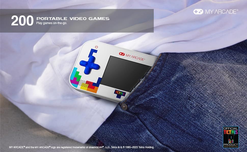 201種類のゲームを内蔵したライセンス取得済みのレトロゲーム機 2.5インチフルカラースクリーン搭載