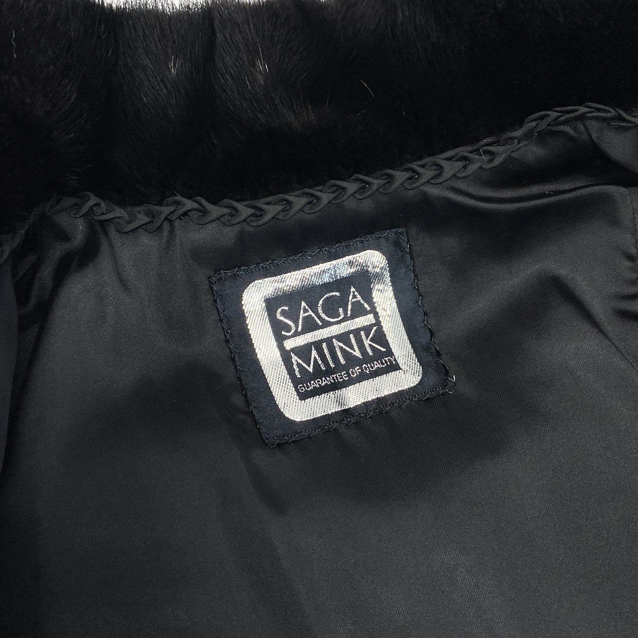 68a24 SAGA MINK サガミンク 銀サガ ダークミンク ファーコート サイズ