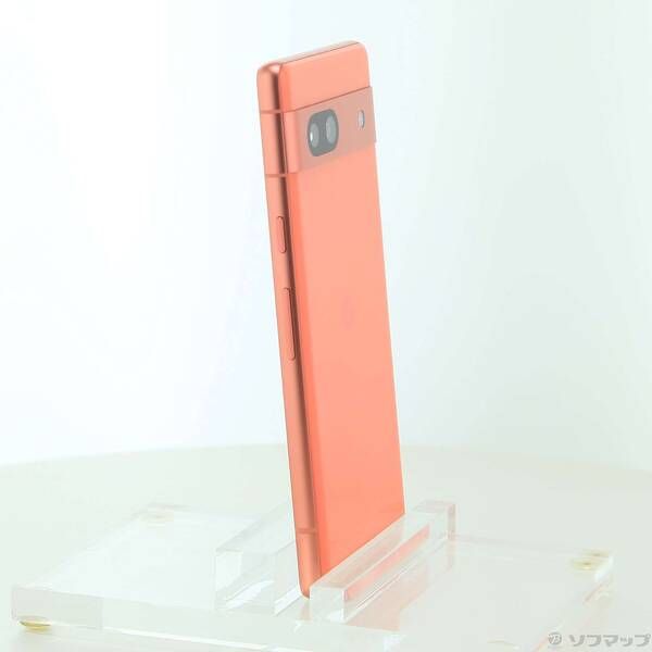 中古品〕 Google Pixel 7a 128GB コーラル GA04438-JP SIMフリー【305