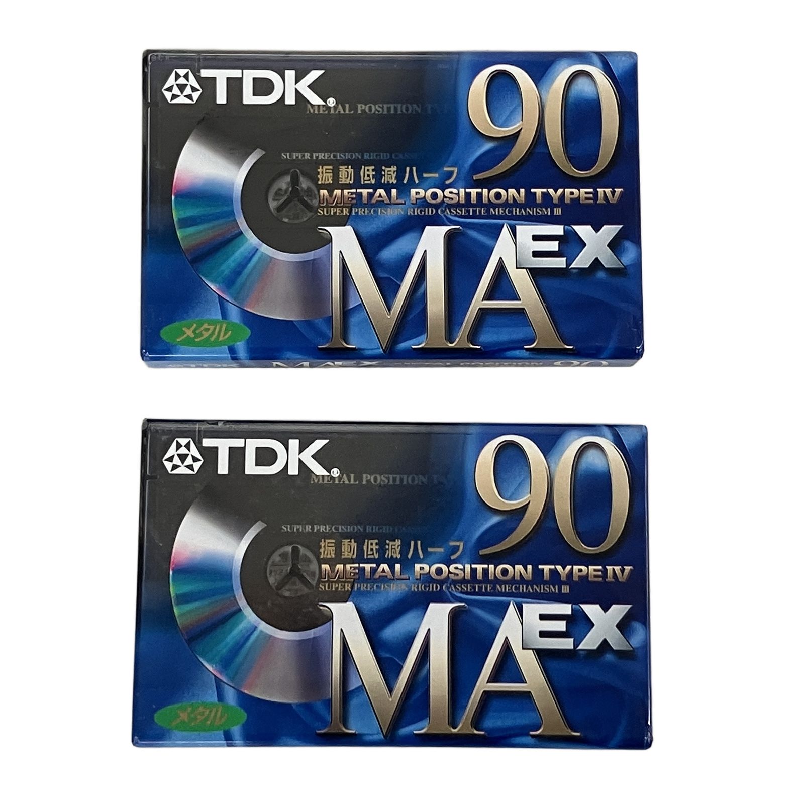 TDK MAEX-90 メタルテープ カセットテープ 90分 2個 セット 未使用
