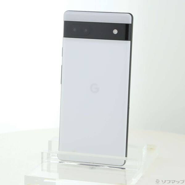 中古品〕 Google Pixel 6a 128GB チョーク GB17L au SIMフリー【262