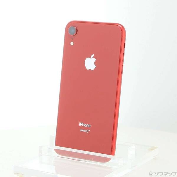 中古品〕 iPhoneXR 128GB プロダクトレッド MT0N2J／A SIMフリー【352