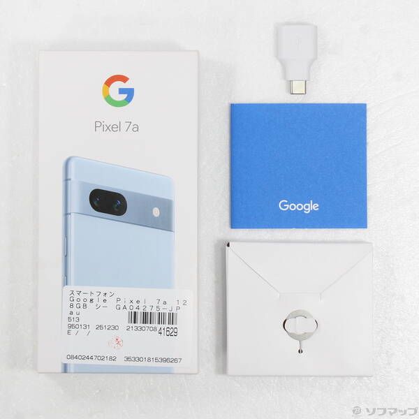 中古品〕 Google Pixel 7a 128GB シー GA04275-JP au SIMフリー【262