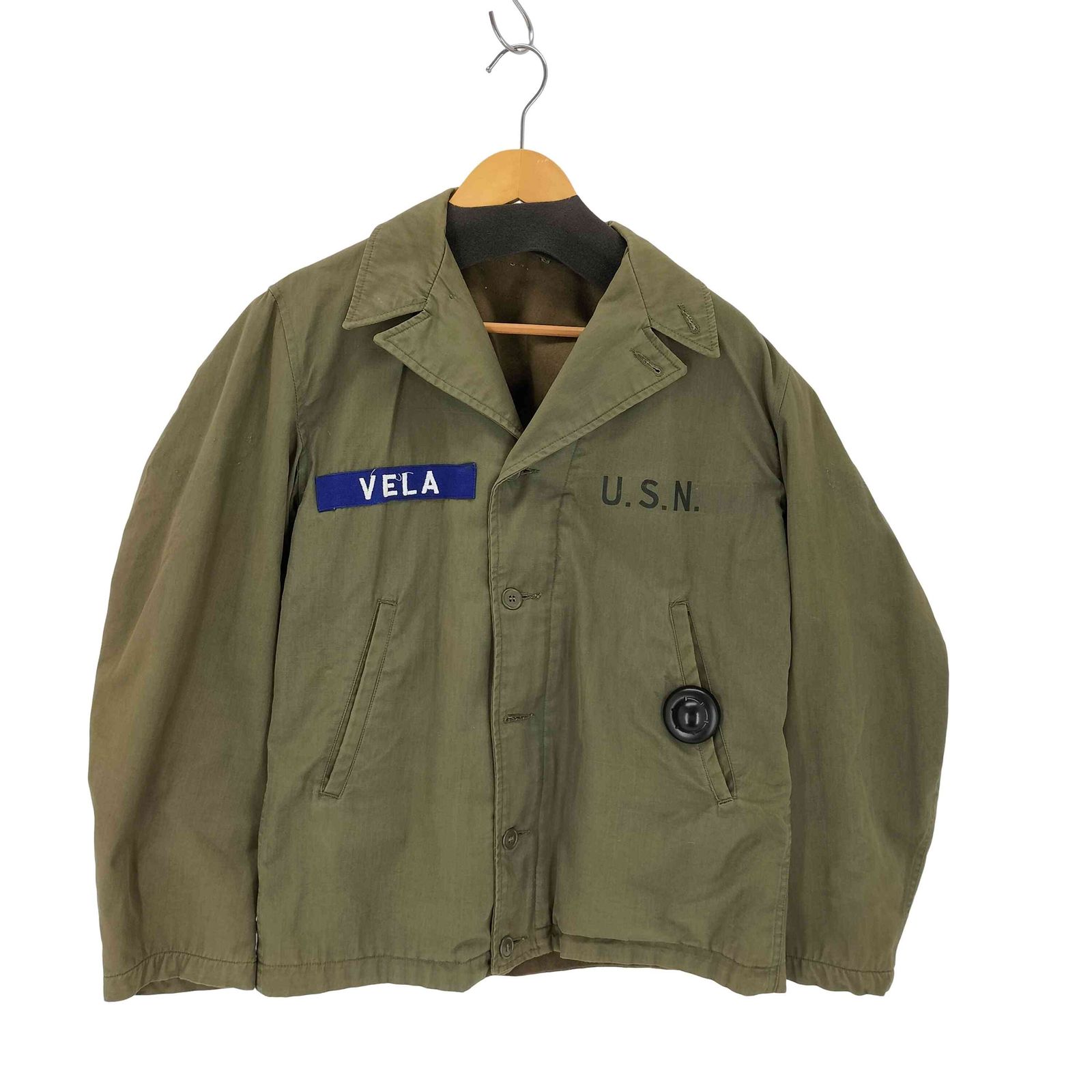 ユーエスネイビー U.S.NAVY 40s N-4 フィールドジャケット TALONジップ 