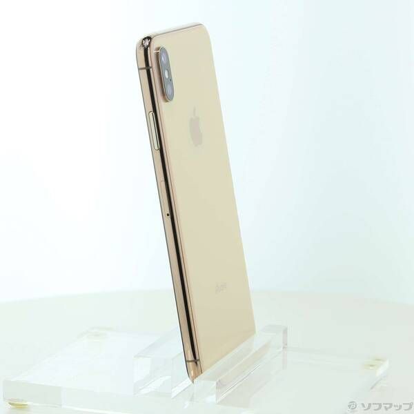 中古品〕 iPhoneXS Max 256GB ゴールド MT6W2J／A SIMフリー【198