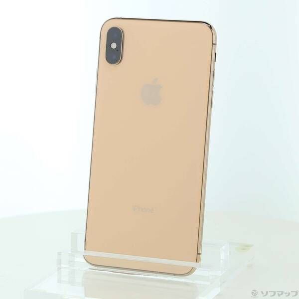 中古品〕 iPhoneXS Max 256GB ゴールド MT6W2J／A SIMフリー【198