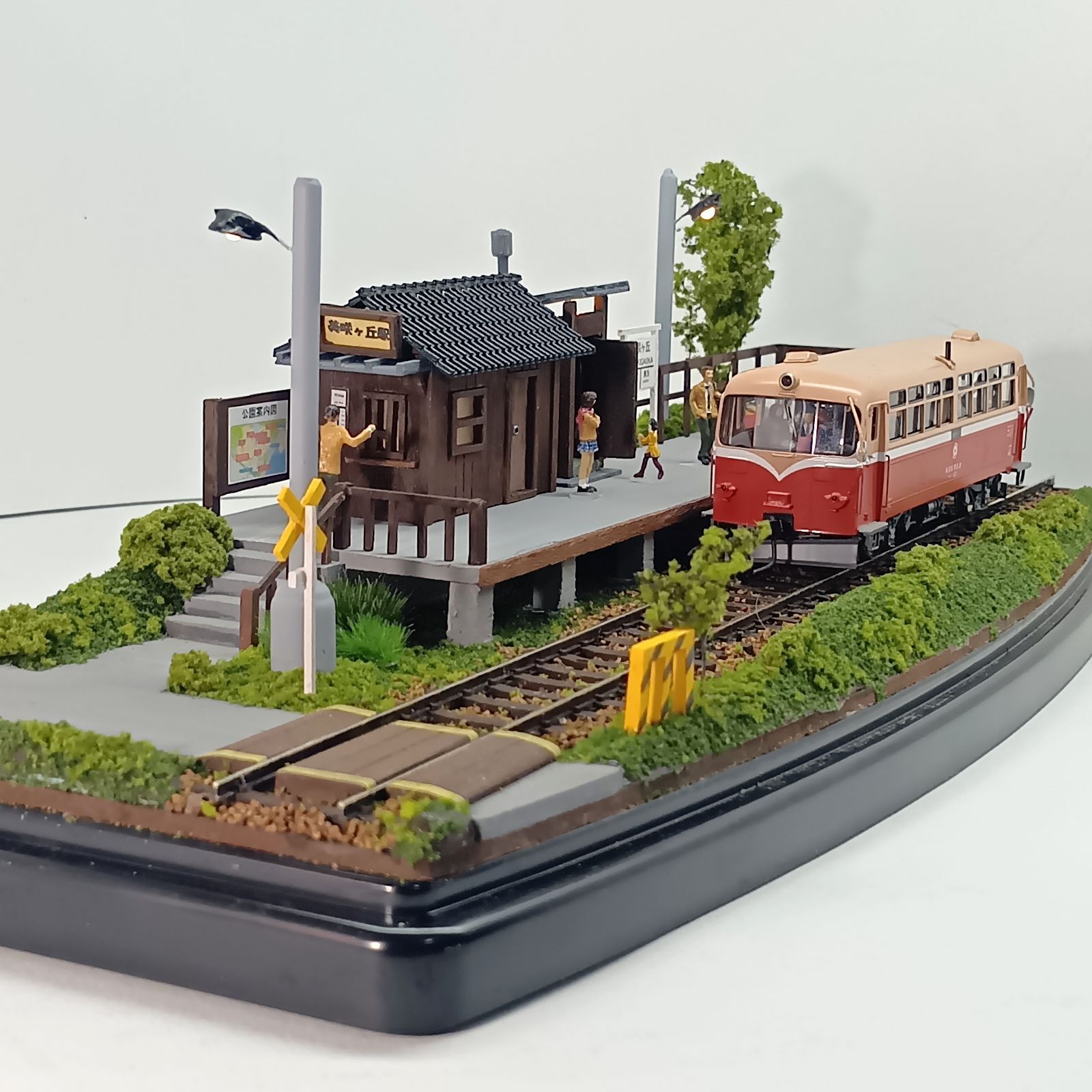 鉄道模型 HOゲージ ジオラマ 車両展示台 (昭和の駅9) - メルカリ