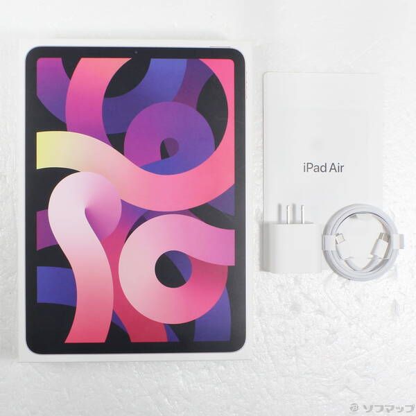 中古品〕 iPad Air 第4世代 256GB ローズゴールド MYFX2J／A Wi-Fi