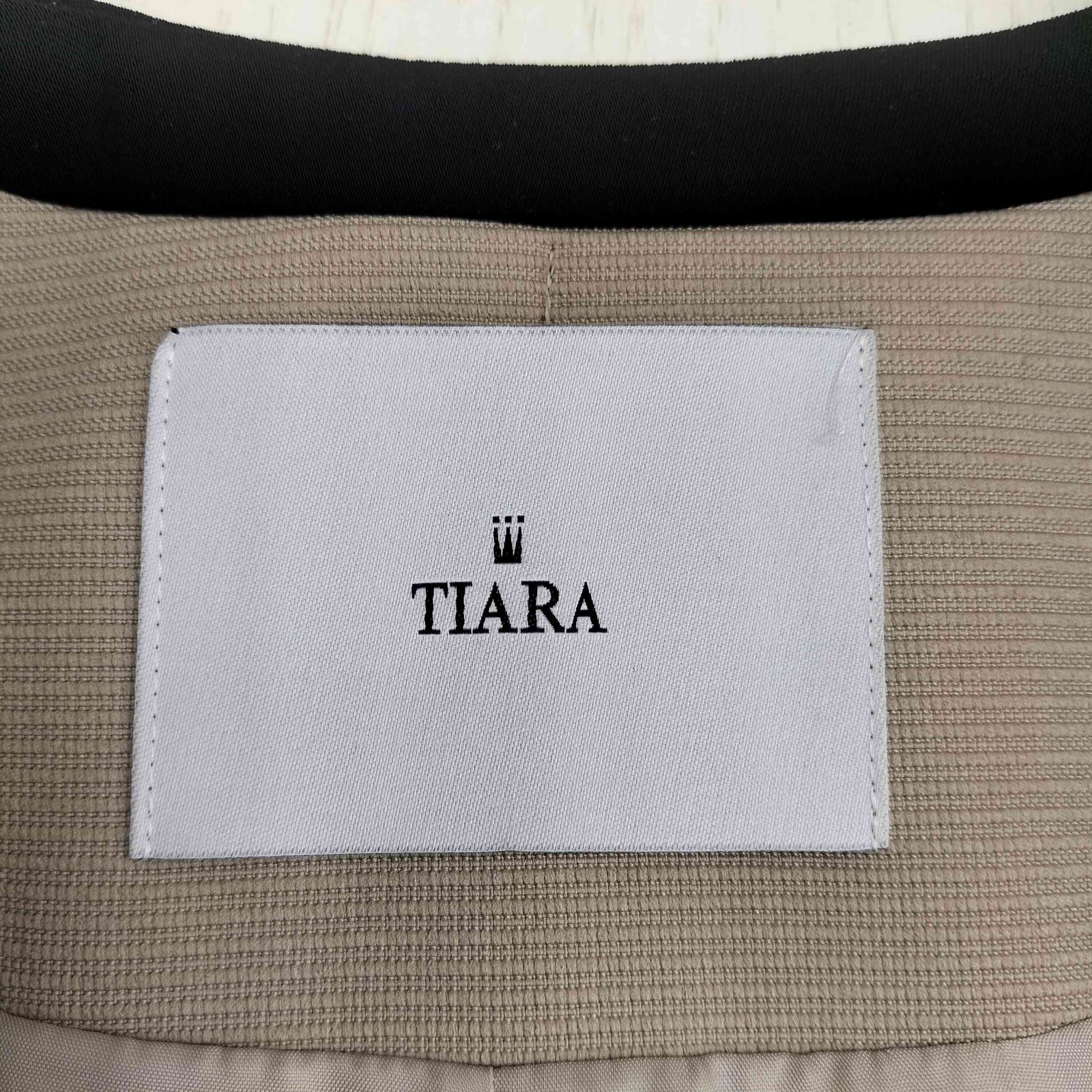 ティアラ Tiara 1B バイカラー ボクシージャケット レディース 表記無