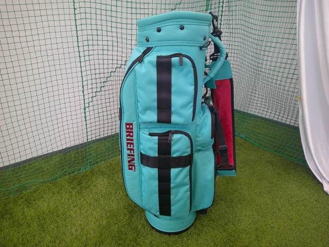  バッグ その他 BRIEFING キャディバック ミントグリーン 0 8813 博多 ソフトスパイク ゴルフバッグ キャディバッグ ゴルフ