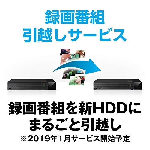 BUFFALO 24時間連続録画対応 使用量メーター付き 3.5インチ 外付けHDD