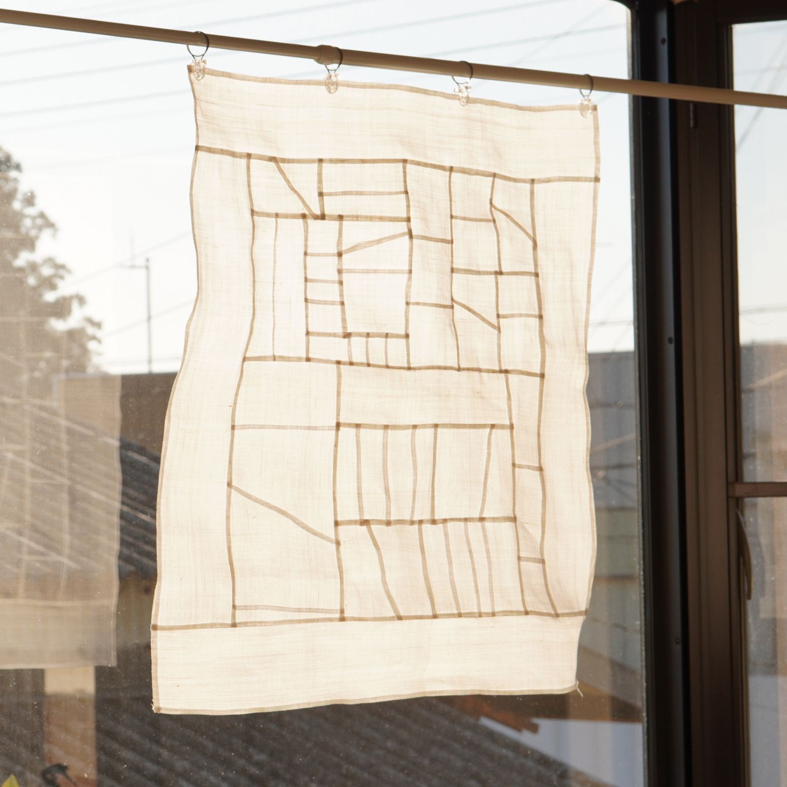 韓国直輸入モシ（苧麻）100%使用｜ポジャギ 57×62cm ハンドメイド