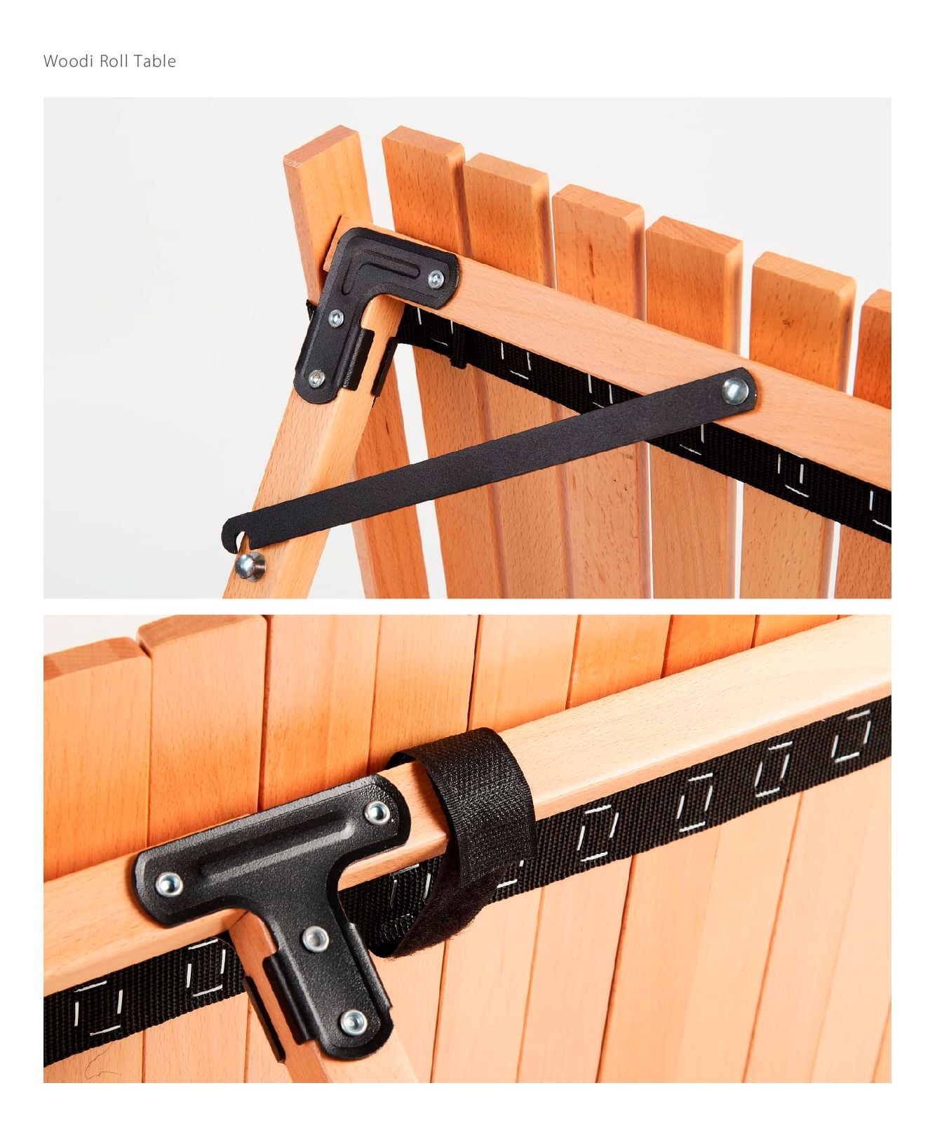  S more スモア Woodi Roll Table キャンプ テーブル ウッドロールテーブル 木製 アウトドア 折りたたみ 60 cm ハンモック テーブル チェア ハンモック