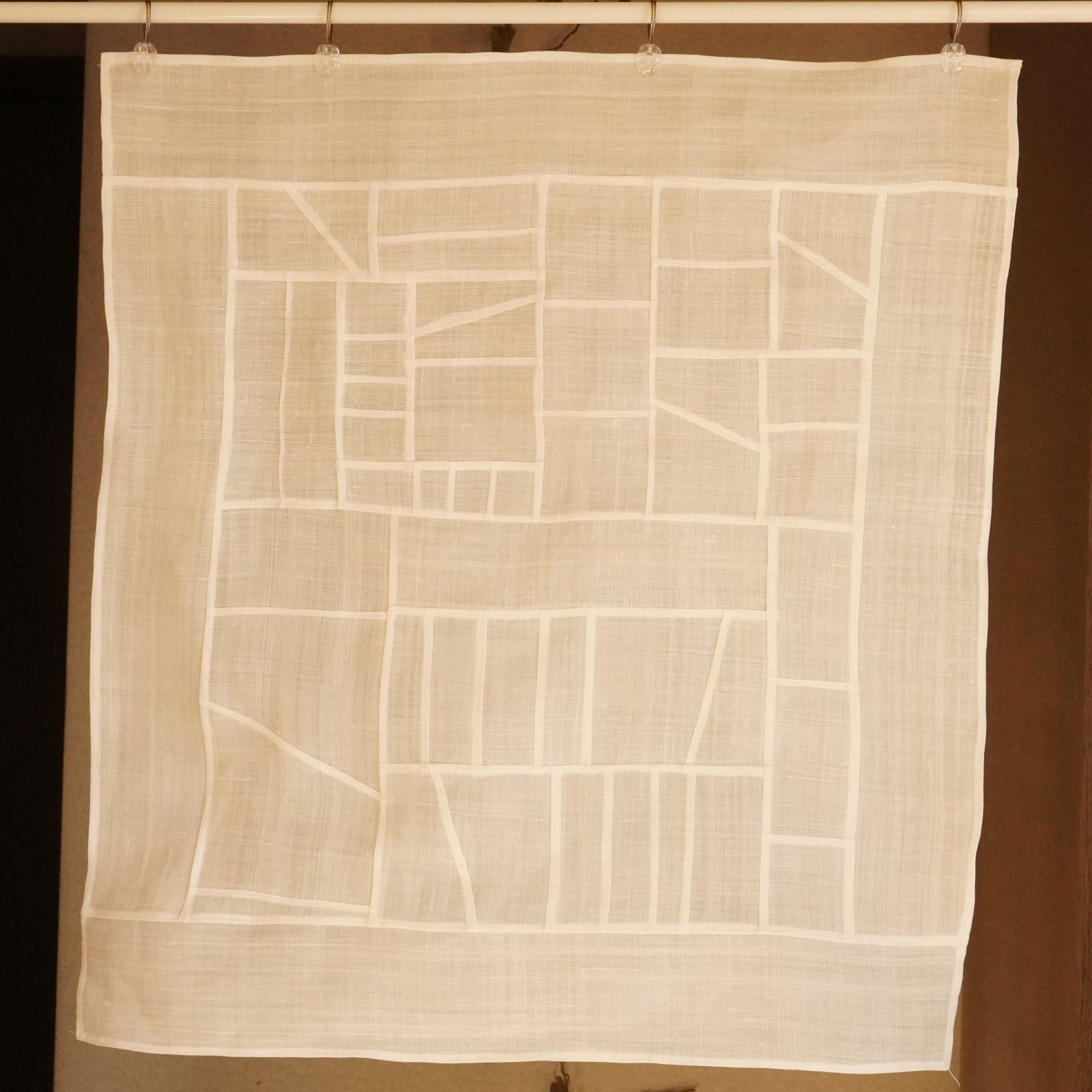 韓国直輸入モシ（苧麻）100%使用｜ポジャギ 57×62cm ハンドメイド