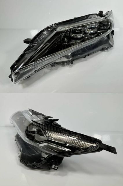 ハリアー ターボ ASU60W ASU65W 後期 純正 左ヘッドライト 左ライト