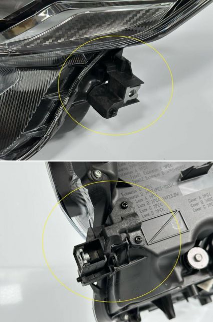 ハリアー ターボ ASU60W ASU65W 後期 純正 左ヘッドライト 左ライト