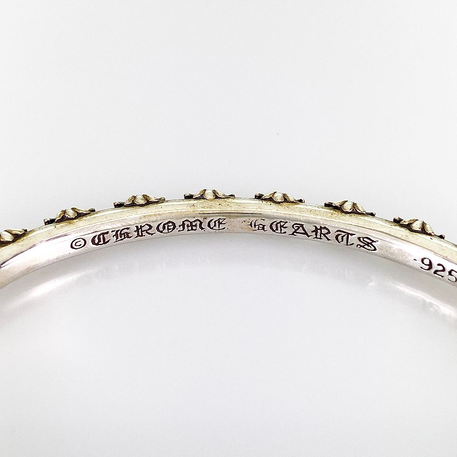 クロムハーツ CHROME HEARTS クロスバンド Sv925 バングル fke【中古