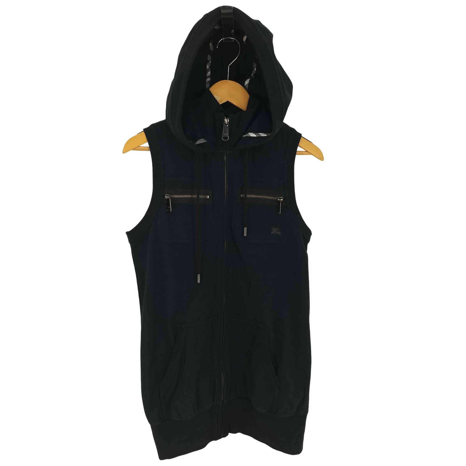 BURBERRY BLUE LABEL ジップアップパーカーノバチェック 38 【公式通販】
