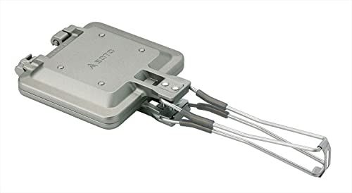 ソト SOTO 日本製 ホットサンド 折りたたみ式ハンドル 軽量コンパクト 持ち運びやすい プレート着脱式 シングル ガスコンロ ミニマルホットサンドメーカー ST-952 シルバー 本体サイズ 幅13.6×奥行33.9×高さ3.9 f 54 b 07 db