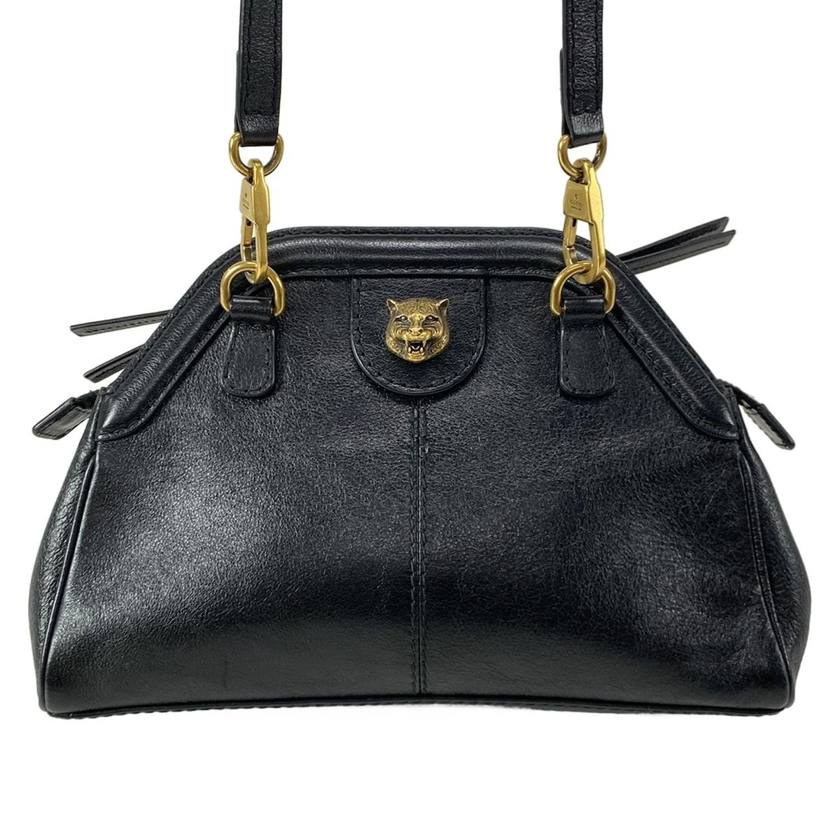 GUCCI(グッチ) ショルダーバッグ リベル スモール 524620 黒 レザー