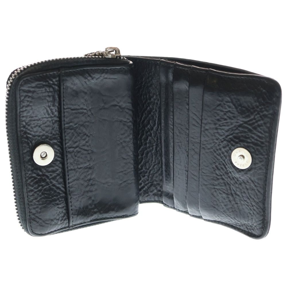 CHROME HEARTS (クロムハーツ) SQ ZIP BILL スクエアジップビル レザー