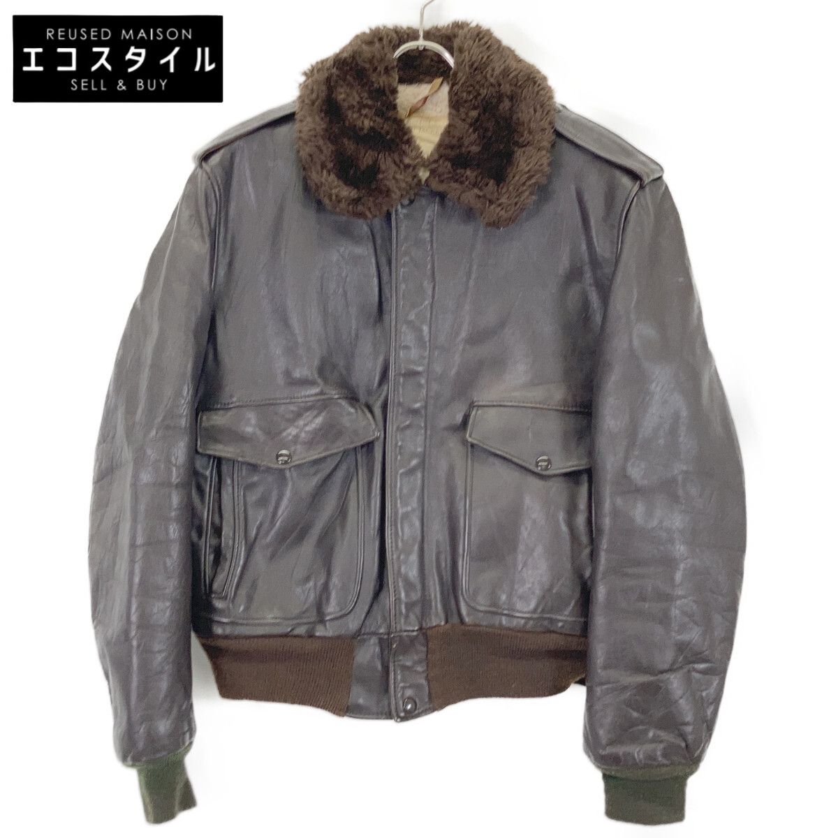 SCHOTT ショット 70-80s 1-S-674-M-S TALONｼﾞｯﾌﾟ G-1ﾌﾗｲﾄｼﾞｬｹｯﾄ 42