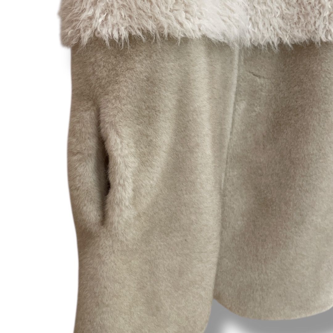 新品 未使用 タグ付き allureville アルアバイル フェイクファーコンビ